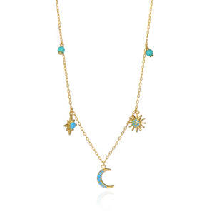 Over The Moon Necklace